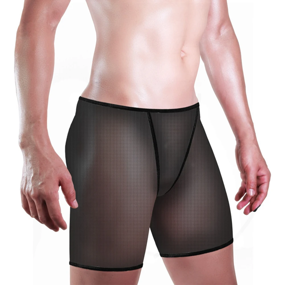 Sexy Men's Lace Mesh Transparent Breathable Underwear Boxer Shorts Lingerie Comfortable Briefs Solid Seamless Men Boxers Shorts
Sexy Men's Lace Mesh Transparent Breathable Underwear Boxer Shorts Lingerie Comfortable Briefs Solid Seamless Men Boxers Shorts