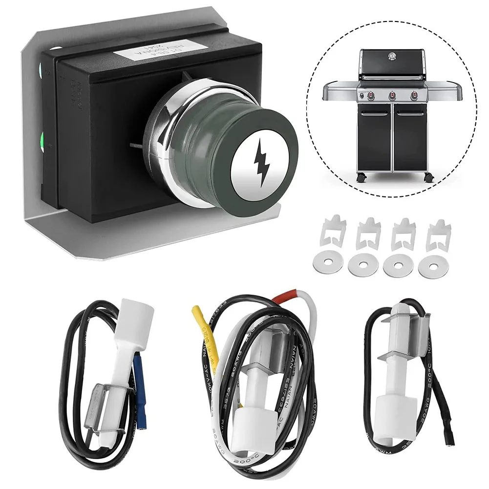 7628 Grill Igniter Kit ForGenesis 310 And 320 Gas Grills With Front Mounted Control Panel BBQ Grill Replacement Parts
7628 Grill Igniter Kit ForGenesis 310 And 320 Gas Grills With Front Mounted Control Panel BBQ Grill Replacement Parts