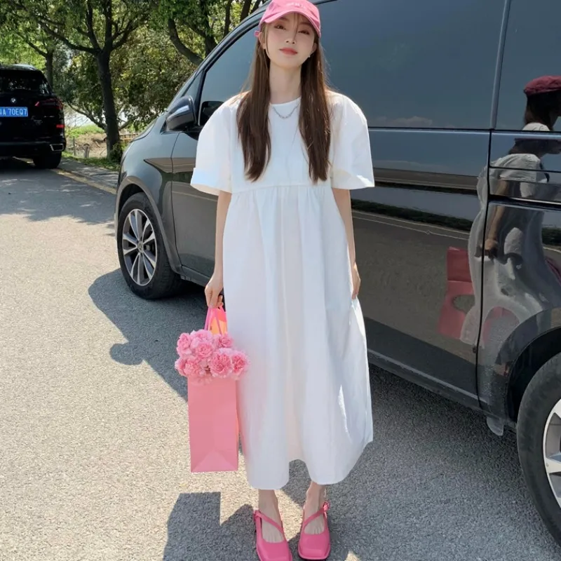 2023 New Summer Dress Korean Version Chic Lacing Strap Playful Lovely Fat Mm Loose Long Style Free Shipping
2023 New Summer Dress Korean Version Chic Lacing Strap Playful Lovely Fat Mm Loose Long Style Free Shipping