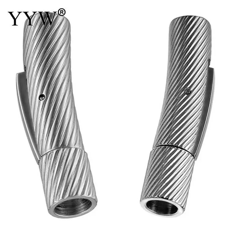 10pcs Stainless Steel Bayonet Clasp 2mm-8mm Hole Push Lock Lace Buckle Leather Cord Clasps For DIY Bracelet Jewelry Making
10pcs Stainless Steel Bayonet Clasp 2mm-8mm Hole Push Lock Lace Buckle Leather Cord Clasps For DIY Bracelet Jewelry Making
