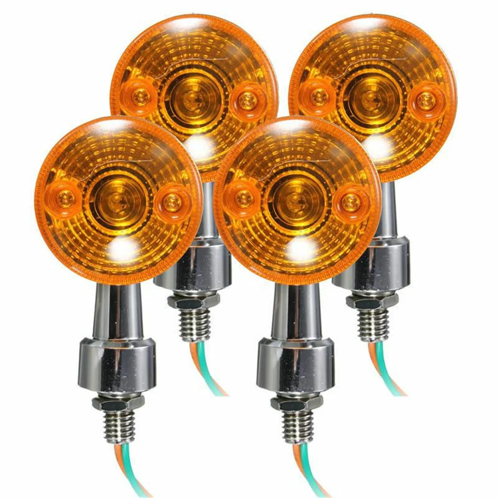 Indicator Motor Turn Signal 2 Pair 2 Wires Indicator Light Turn Signal 4PCS Amber Blinker Motorcycle Decoration
Indicator Motor Turn Signal 2 Pair 2 Wires Indicator Light Turn Signal 4PCS Amber Blinker Motorcycle Decoration
