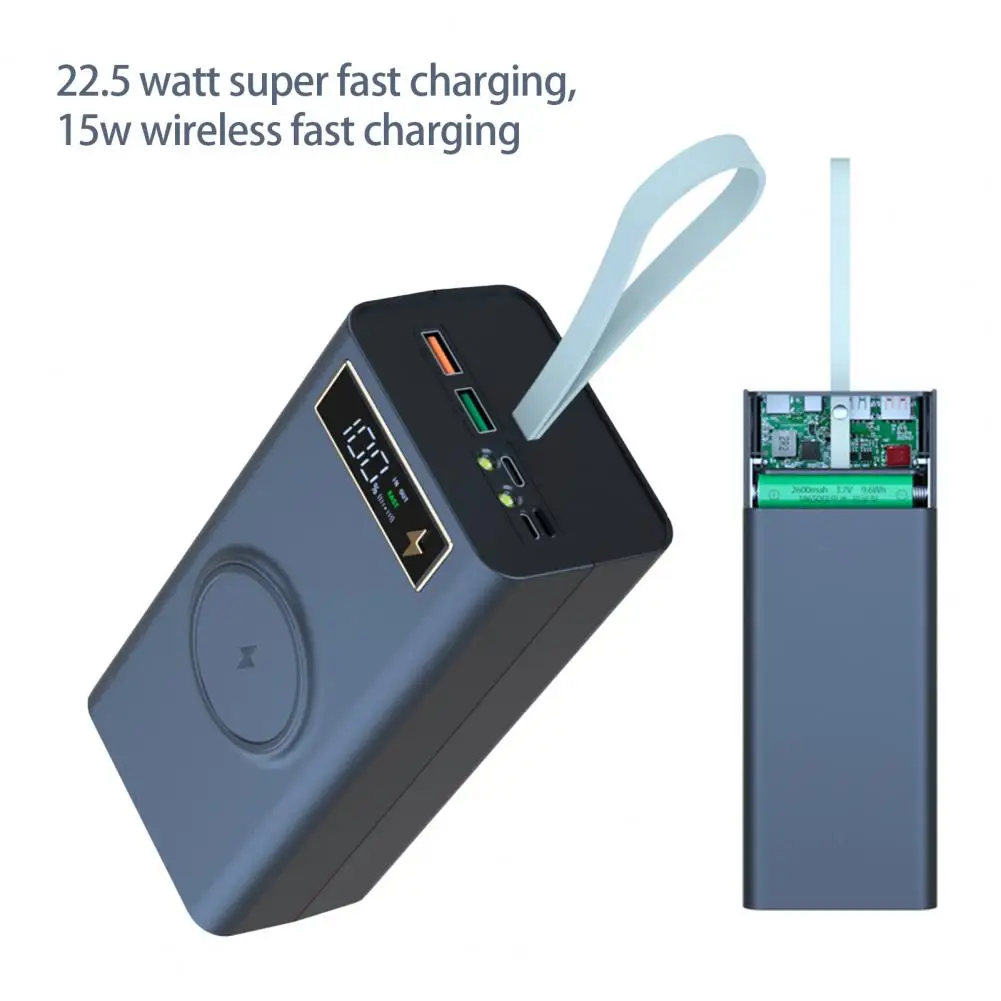 Battery Case Useful DIY Detachable with Lanyard Detachable 21x18650 Batteries Power Bank Box Power Bank Accessories
Battery Case Useful DIY Detachable with Lanyard Detachable 21x18650 Batteries Power Bank Box Power Bank Accessories
