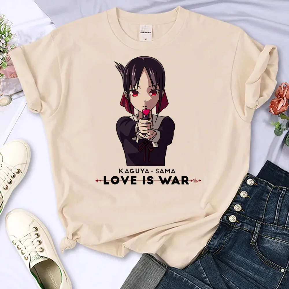 Kaguya Sama Love Is War top women Japanese anime Y2K Tee female y2k anime clothing
Kaguya Sama Love Is War top women Japanese anime Y2K Tee female y2k anime clothing
