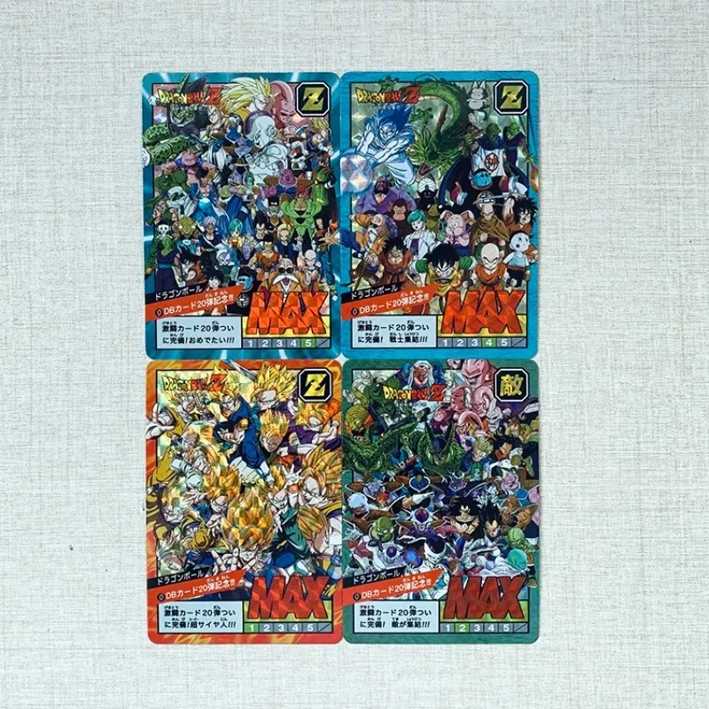 Dragon Ball DIY Son Goku Vegeta IV Glue Paper Advevtures Refractive Grid Flash A Set of 4 Sheets Game Collection Card Gifts
Dragon Ball DIY Son Goku Vegeta IV Glue Paper Advevtures Refractive Grid Flash A Set of 4 Sheets Game Collection Card Gifts
