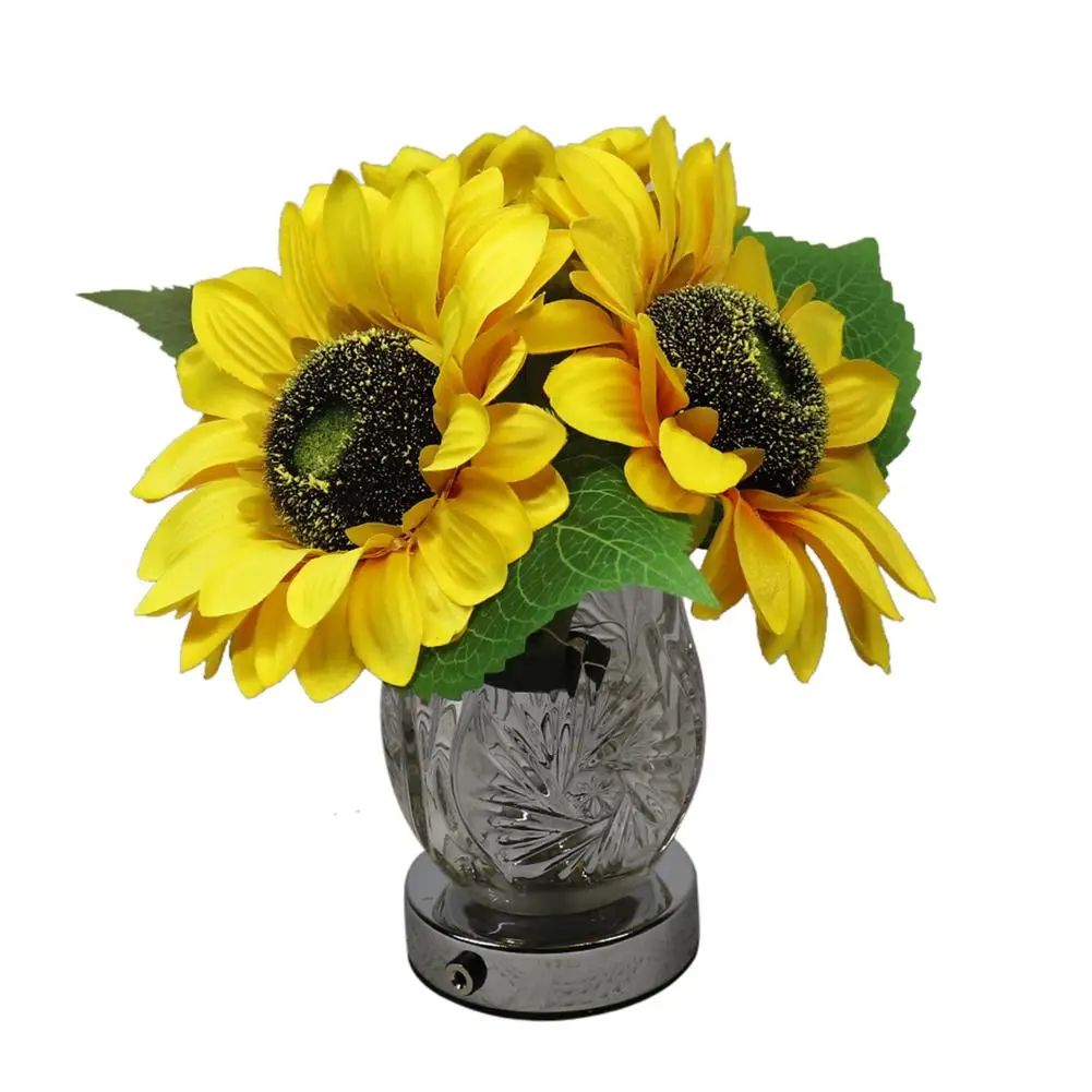 3.7V Led Simulation Sunflower Night Light Table Lamp Ornaments For Home Living Room Desktop Decor
3.7V Led Simulation Sunflower Night Light Table Lamp Ornaments For Home Living Room Desktop Decor