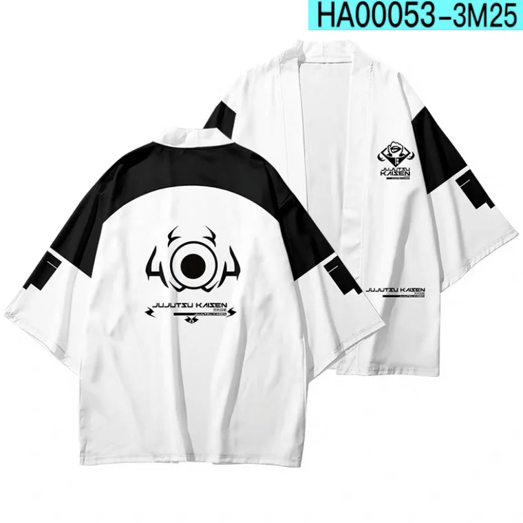 Personality Anime Jujutsu Kaisen 3D Printing Japanese Kimono Haori Yukata Men Women Cardigan Summer Loose Short Sleeve Cardigan
Personality Anime Jujutsu Kaisen 3D Printing Japanese Kimono Haori Yukata Men Women Cardigan Summer Loose Short Sleeve Cardigan