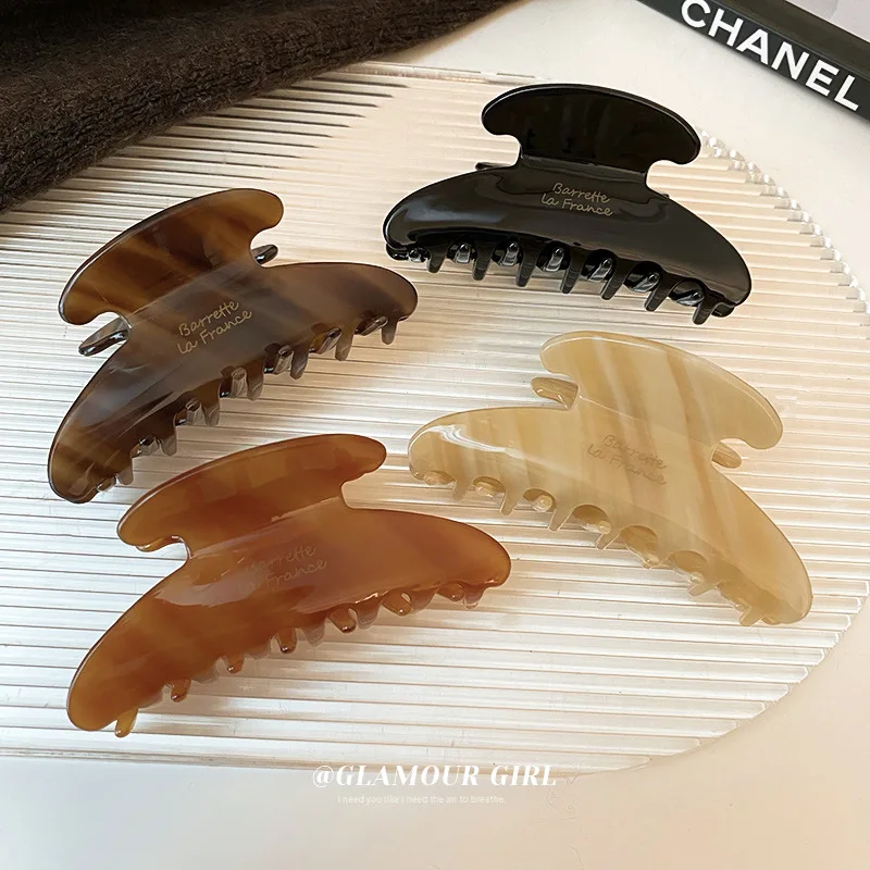 Женская заколка-краб для волос, из ацетата 
Женская заколка-краб для волос, из ацетата