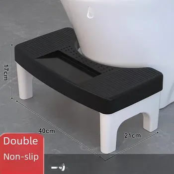 두꺼운 변기 시트 커버, 가정용 발받침 미끄럼 방지 욕실 발 패드, 어린이 발판 스툴 상품 이미지