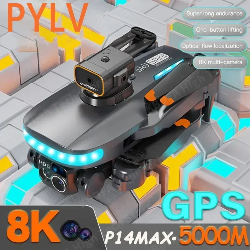 PYLV P14 Max Дрон GPS HD БПЛА двойная камера обход препятствий Профессиональный складной бесщеточный самолет вертолет
PYLV P14 Max Дрон GPS HD БПЛА двойная камера обход препятствий Профессиональный складной бесщеточный самолет вертолет