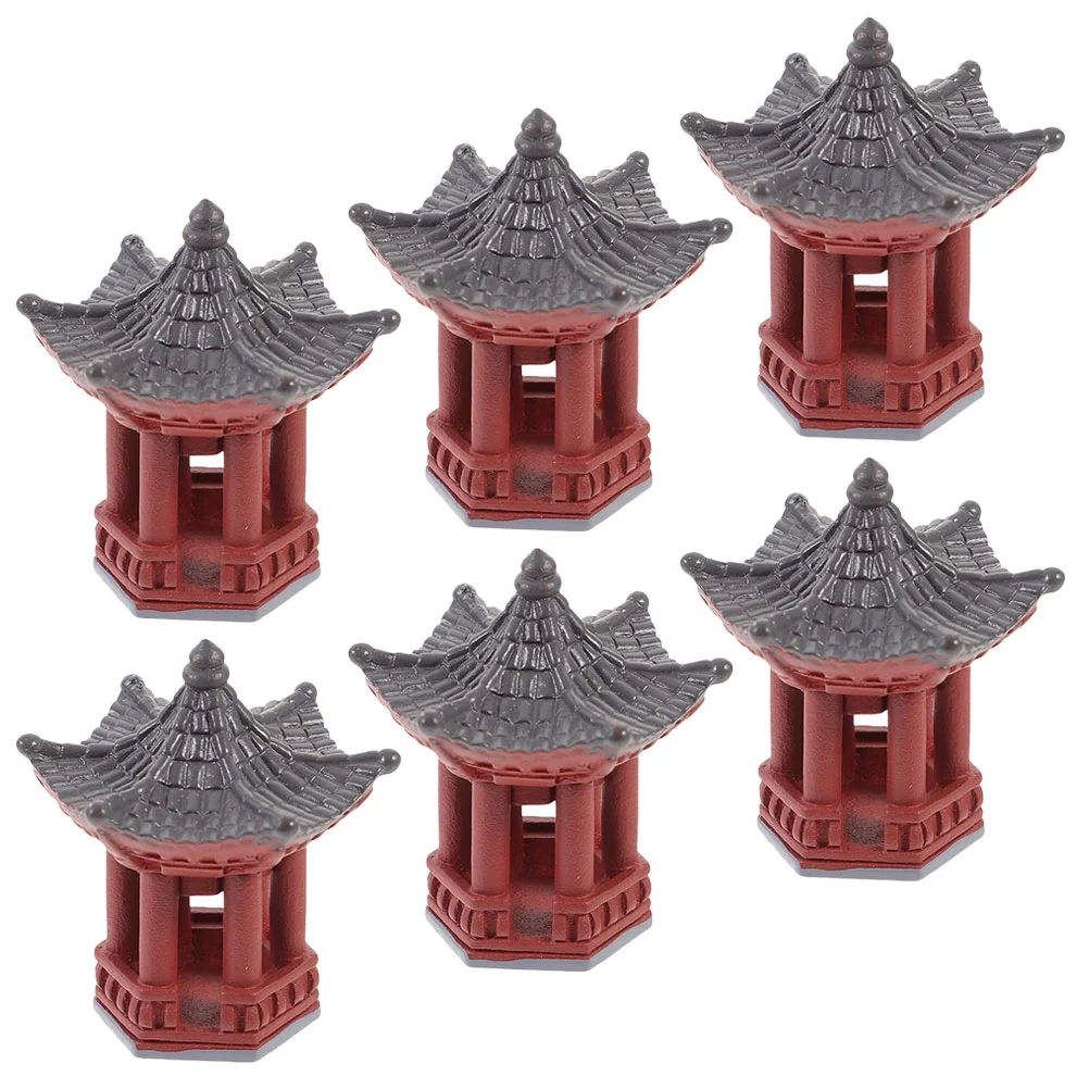 6 Pcs Micro Landscape Pavilion Mini Pagoda Ornaments Fish Tanks Miniature Desktop
6 Pcs Micro Landscape Pavilion Mini Pagoda Ornaments Fish Tanks Miniature Desktop
