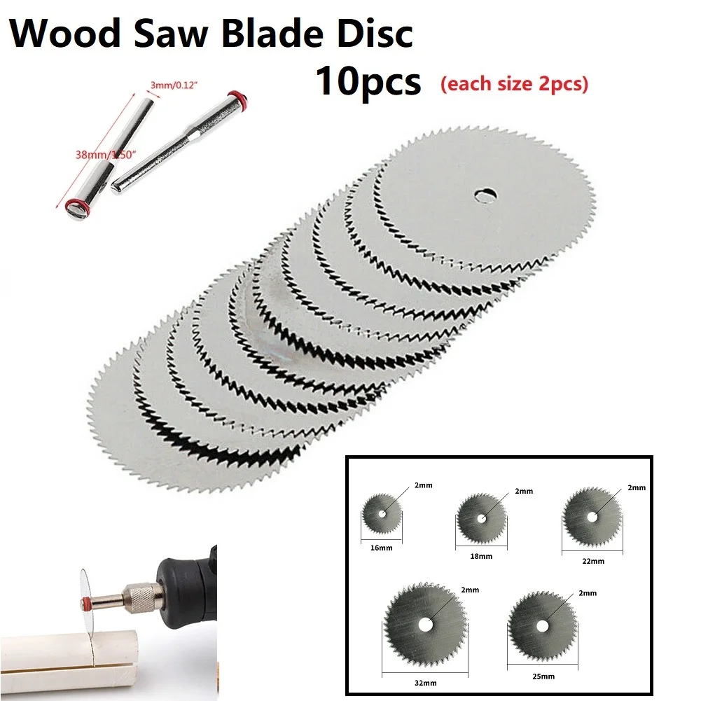 12pcs Mini Saw Blades Carbon Steel Circular Saw Disc With Mandrel Rotating Saw Cutting Discs For Wood Plastic Metal
12pcs Mini Saw Blades Carbon Steel Circular Saw Disc With Mandrel Rotating Saw Cutting Discs For Wood Plastic Metal