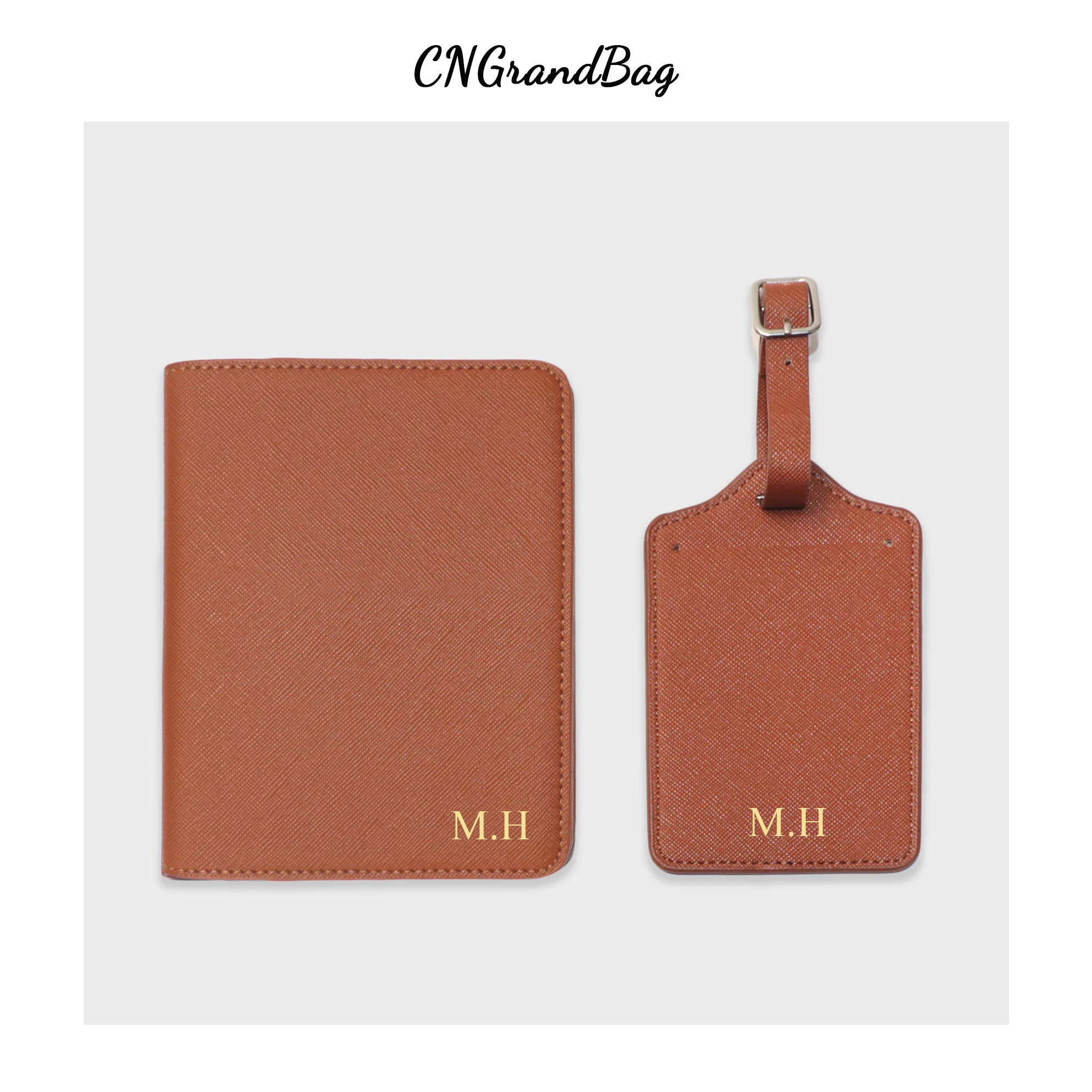 Dropshipping Free Monogrammed Initial Letters Saffiano PU Leather Passport Holder Cover Luggage Tag Set Travel Accessories
Dropshipping Free Monogrammed Initial Letters Saffiano PU Leather Passport Holder Cover Luggage Tag Set Travel Accessories