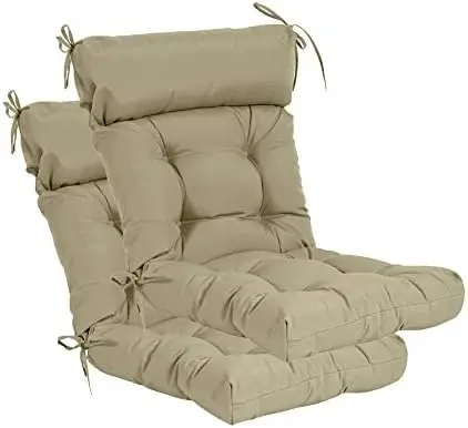 High Back Chair Cushion,Tufted, Replacement Cushions - Set of 2 (TAN/Grey) Inflatable travel pillow Cushion chair Bed pillow Sit
High Back Chair Cushion,Tufted, Replacement Cushions - Set of 2 (TAN/Grey) Inflatable travel pillow Cushion chair Bed pillow Sit