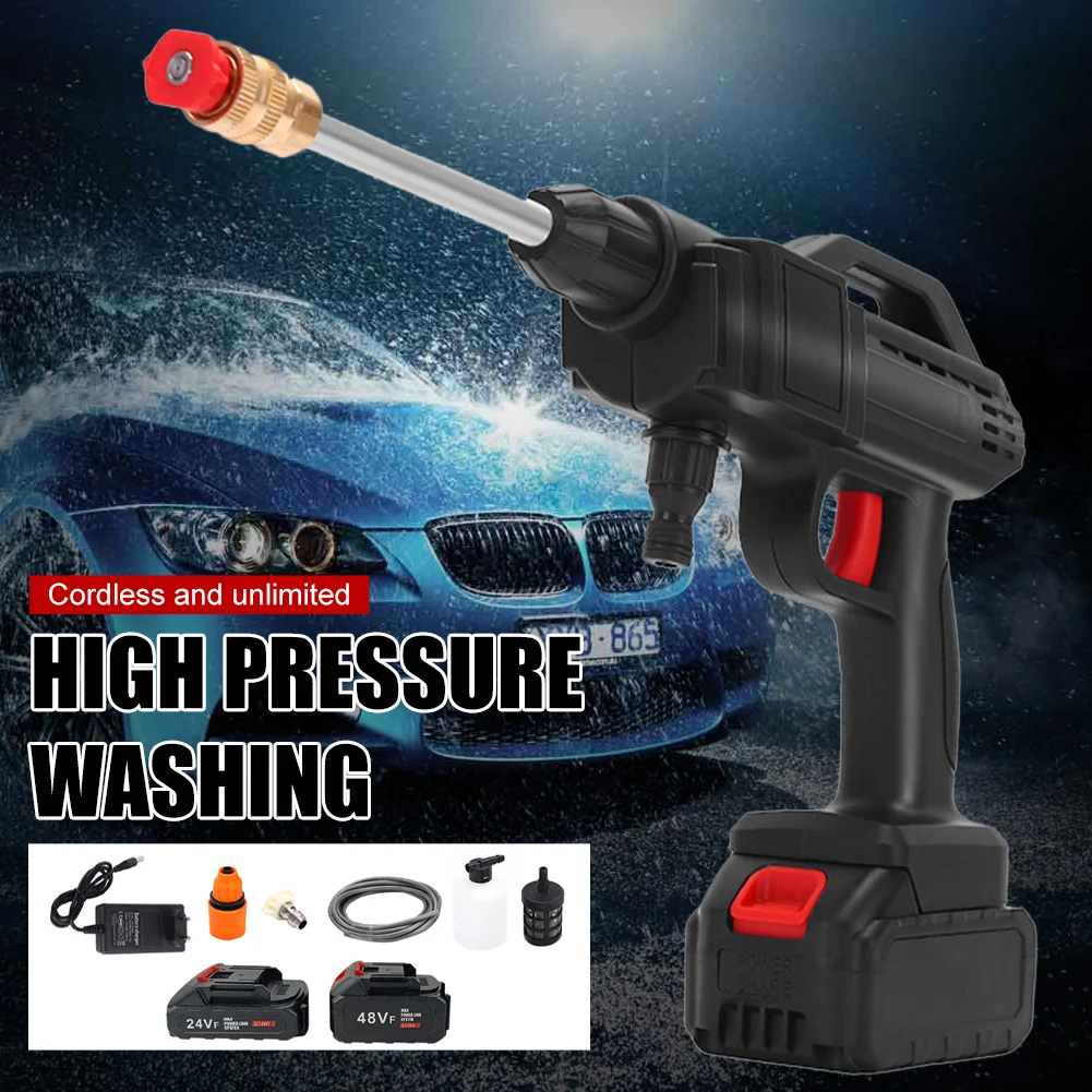 0.9mpa 22BAR Cordless High Pressure Washer Car Washing Gun 24V Battery Operated Pressure Washer Gun Car Cleaning Foam Sprayer
0.9mpa 22BAR Cordless High Pressure Washer Car Washing Gun 24V Battery Operated Pressure Washer Gun Car Cleaning Foam Sprayer