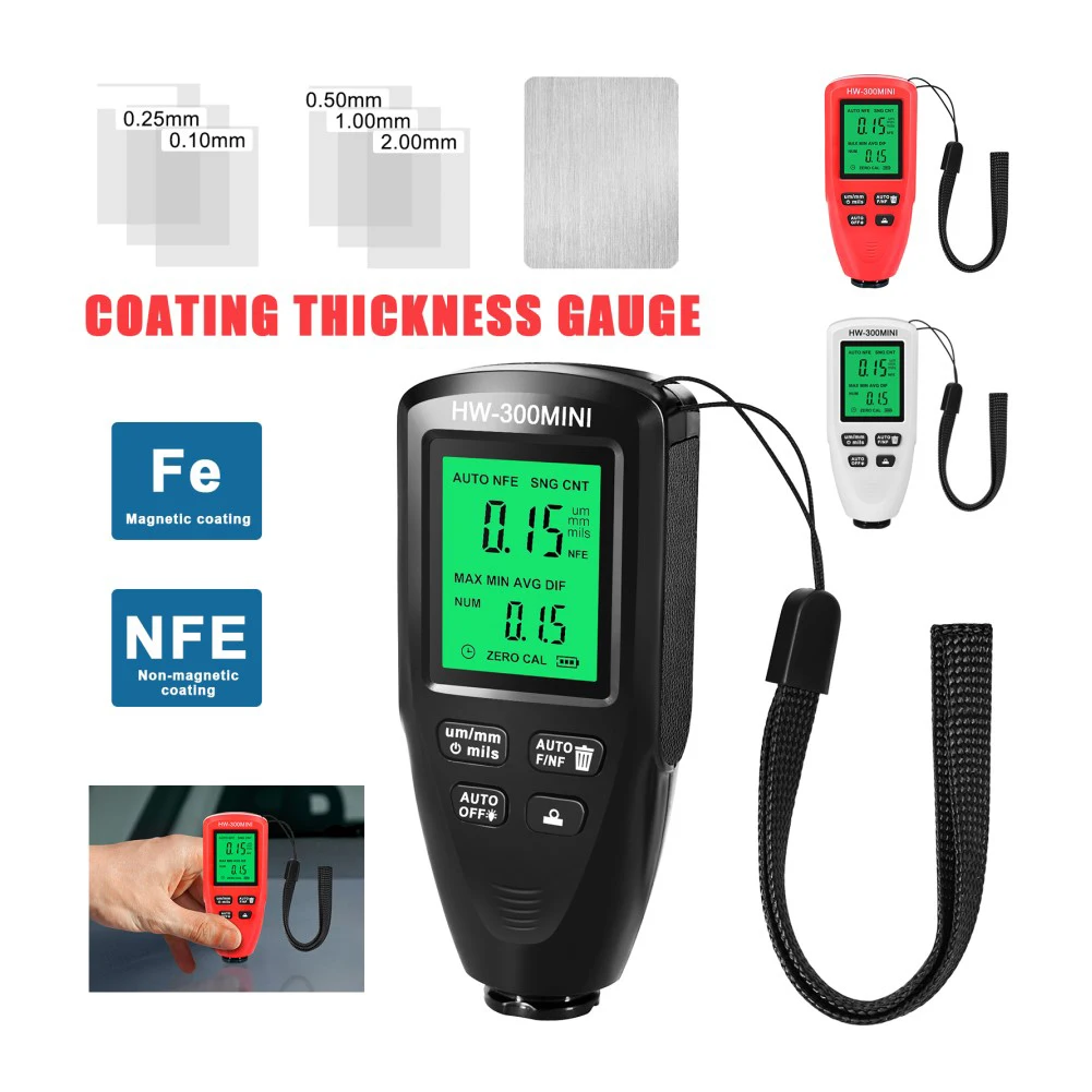 Car Digital Coating Paint Tester Gauge Measure Meter 0-2000um PaintingTester 118 * 58 * 30MM Coating Tester Measuring Tools
Car Digital Coating Paint Tester Gauge Measure Meter 0-2000um PaintingTester 118 * 58 * 30MM Coating Tester Measuring Tools