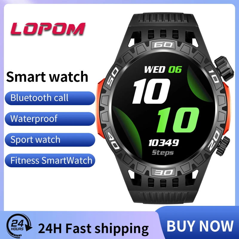 LOPOM Smart Watch Men Flashlight Sport Modes HT22 Military Smartwatch Women 2024 Waterproof Fitness Bracelet SOS Bluetooth Call
LOPOM Smart Watch Men Flashlight Sport Modes HT22 Military Smartwatch Women 2024 Waterproof Fitness Bracelet SOS Bluetooth Call