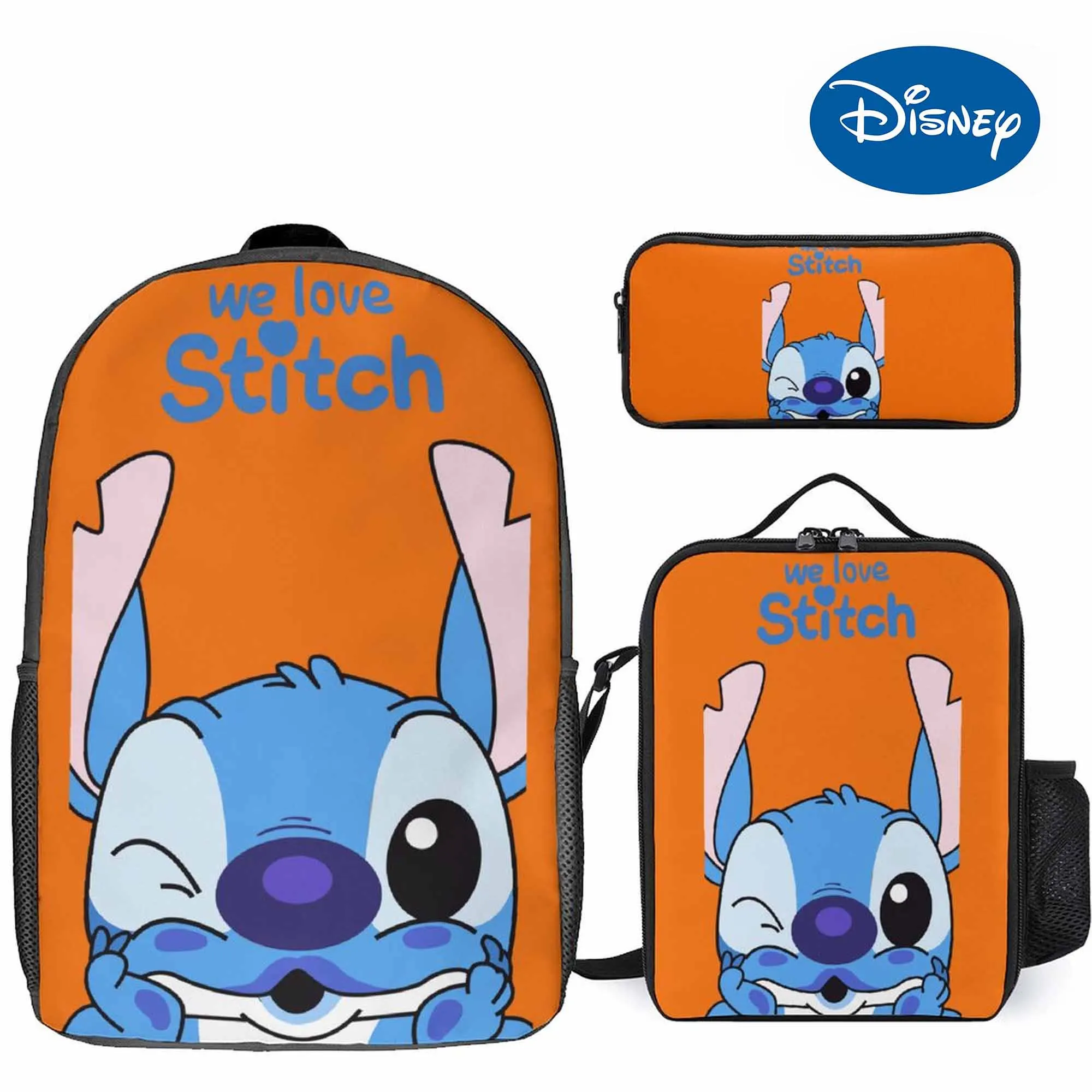 Disney Custom Boys And Girls Mickey Minnie Head Cute Backpack Meal Bag Pencil Case Schoolbag Three-Piece Portable Duffle Bag
Disney Custom Boys And Girls Mickey Minnie Head Cute Backpack Meal Bag Pencil Case Schoolbag Three-Piece Portable Duffle Bag