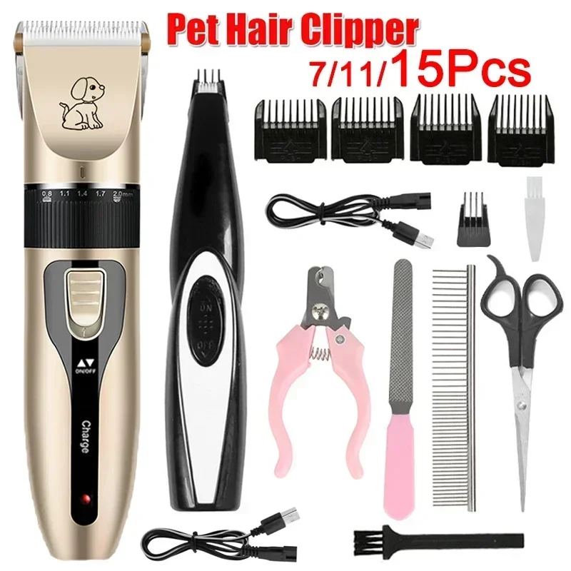 

Trimmer Rechargeable Cutting Clipper Animals Set Grooming Cat Kit Professional Shaver Pet Machine Dog Hair Electrical