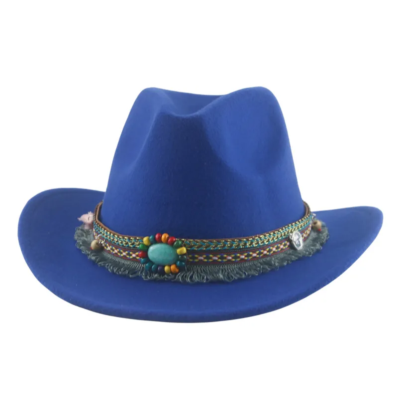 

Cowboy Hat Cowboy Western Cowgirl Man Hat Panama Belt Casual Hats for Women Fedoras Felted Jazz Cap Men Sombrero Hombre Sombrero