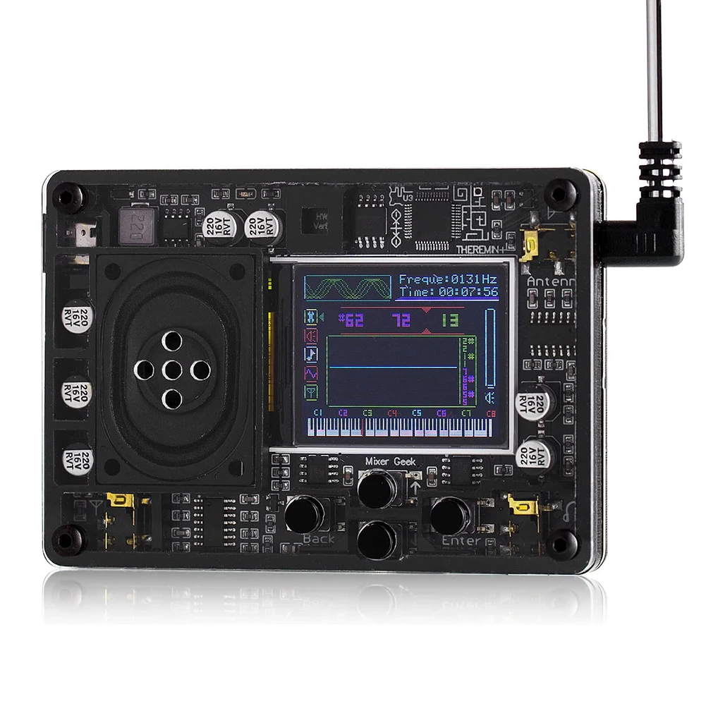 1set 98*70*16mm Theremin Musical Electronic Creative Instrument With Screen Display New Electrical Equipment Parts
1set 98*70*16mm Theremin Musical Electronic Creative Instrument With Screen Display New Electrical Equipment Parts