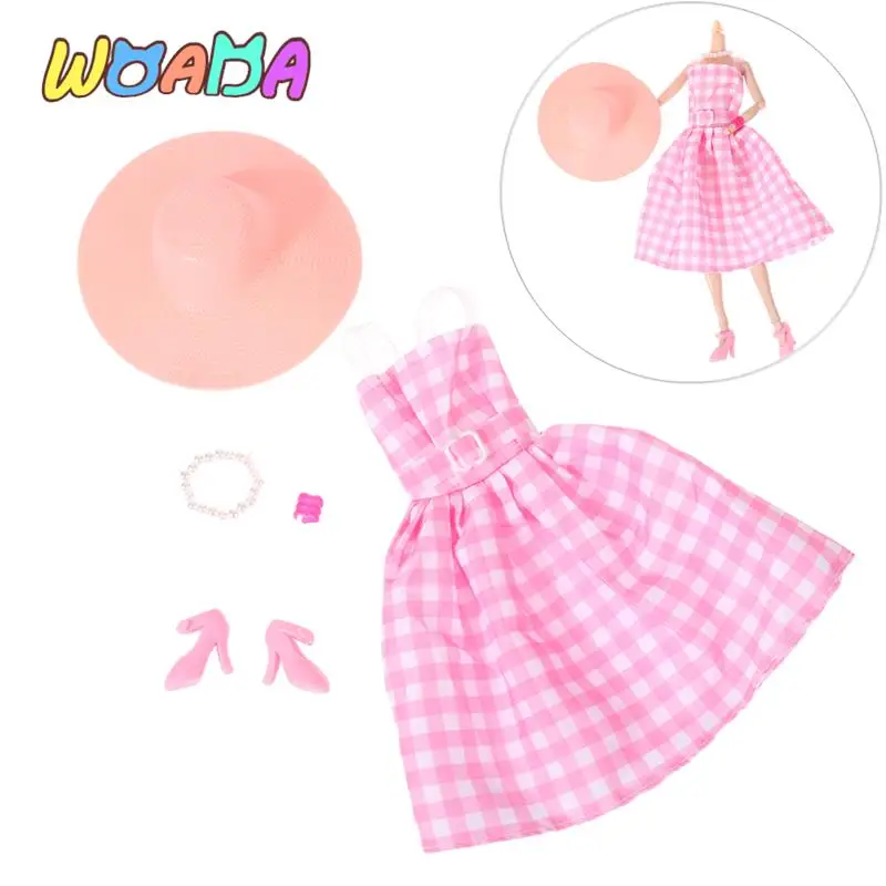 1Set Doll Clothes For 30CM Doll Hat Dresses Necklace Bracelet High Heel Shoe Dollhouse Miniature Decor
1Set Doll Clothes For 30CM Doll Hat Dresses Necklace Bracelet High Heel Shoe Dollhouse Miniature Decor