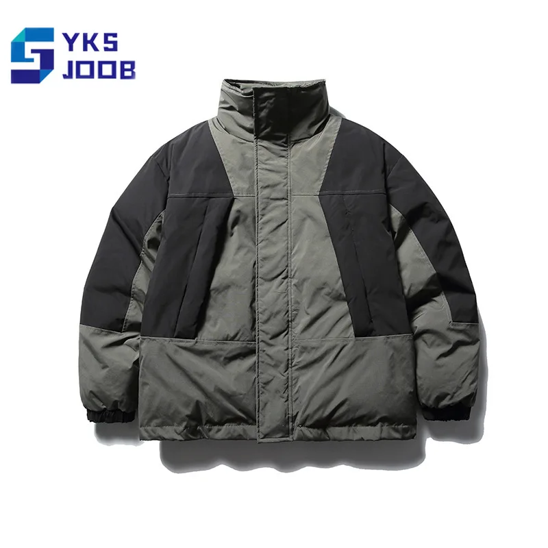 Winter Contrast Patchwork Coat Men Retro Casual Stand Collar Loose Cotton Jacket Fashion Windypoof Warm Unisex Streetwear Parkas
Winter Contrast Patchwork Coat Men Retro Casual Stand Collar Loose Cotton Jacket Fashion Windypoof Warm Unisex Streetwear Parkas