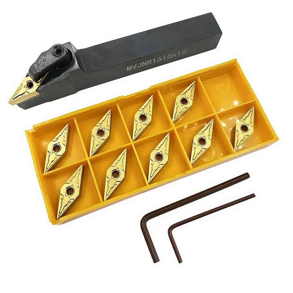 Inserts Kit Turning Tool Holder Durable External Parts Practical Replacement Top Sale +10* VNMG160404 Brand New
Inserts Kit Turning Tool Holder Durable External Parts Practical Replacement Top Sale +10* VNMG160404 Brand New