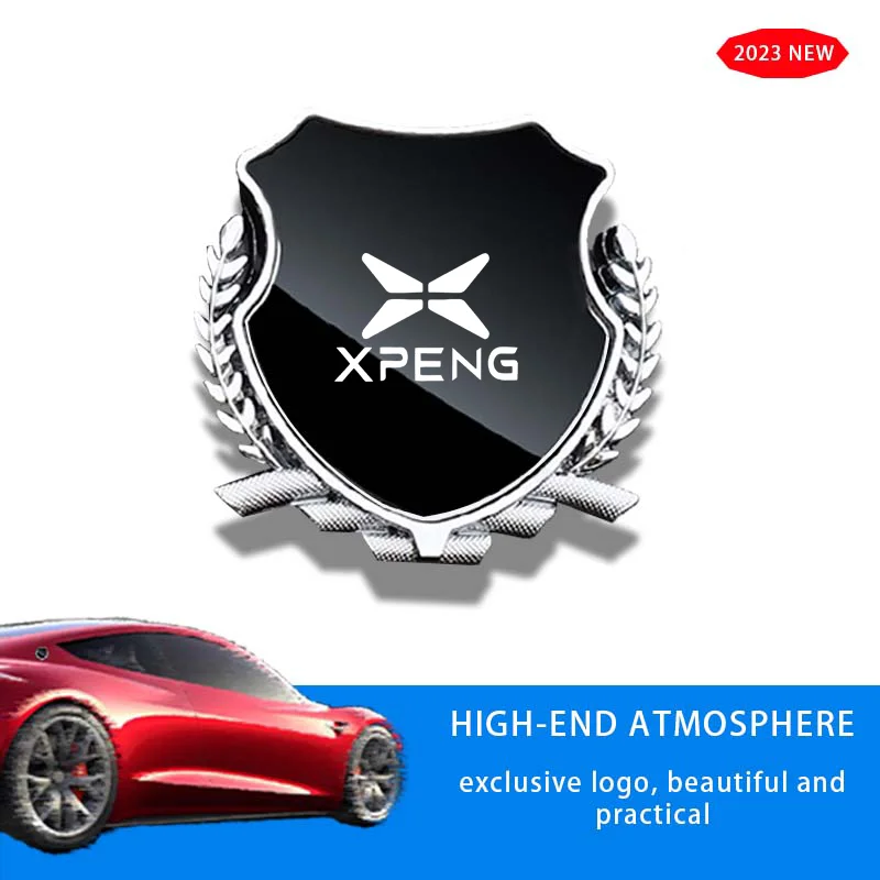 

New Car Side Modification Metal Sticker Emblem DIY For Xpeng P7 G3 G3i G9 P5 X2 N5 F30 H93 Beta Accessories LOGO 2023 2024 2022