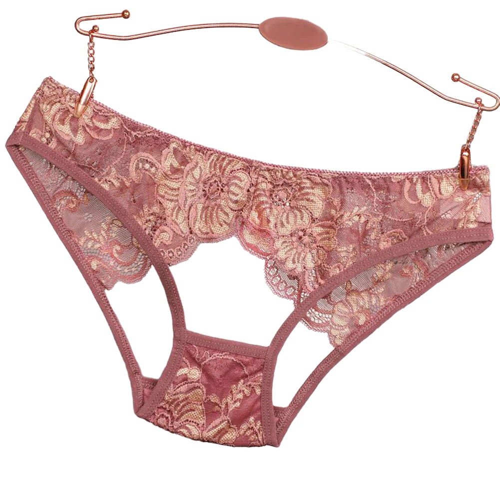Sexy Women Thongs Hollow Lace French Knickers Ultra-thin Mesh Sheer Panties Low Rise Bikini Briefs Female Erotic Underwear
Sexy Women Thongs Hollow Lace French Knickers Ultra-thin Mesh Sheer Panties Low Rise Bikini Briefs Female Erotic Underwear