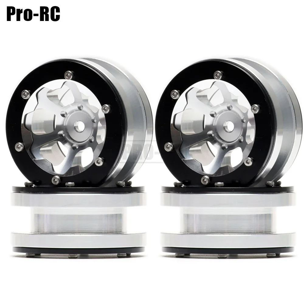 4Pcs Aluminum 1.9" Beadlock 6 Spoke Wheel Rims Hub For 1/10 RC Rock Crawler Car Axial SCX10 II 90046 90047 MST jimny d90
4Pcs Aluminum 1.9" Beadlock 6 Spoke Wheel Rims Hub For 1/10 RC Rock Crawler Car Axial SCX10 II 90046 90047 MST jimny d90