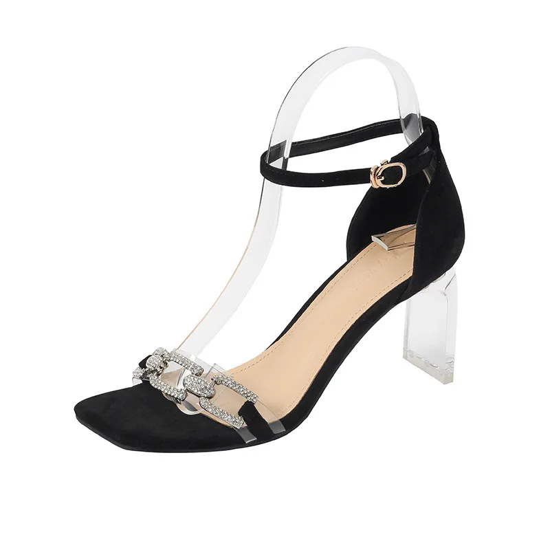 Босоножки женские с открытым носком, летняя прозрачная обувь на массивном прозрачном каблуке, высота 8 см, размеры 34-40
Босоножки женские с открытым носком, летняя прозрачная обувь на массивном прозрачном каблуке, высота 8 см, размеры 34-40