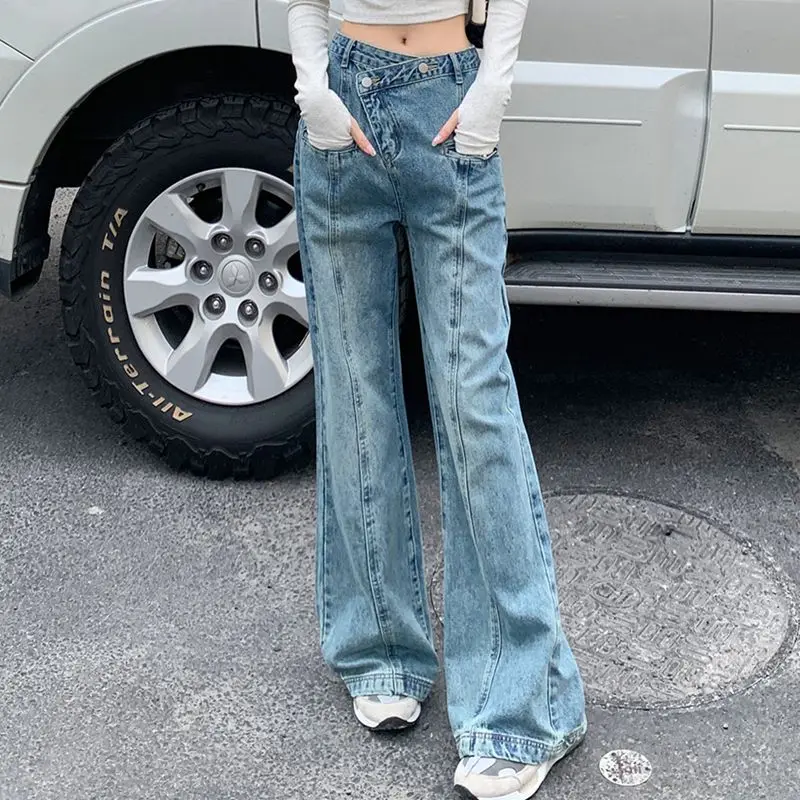 2022 Women's Pants Autumn And Winter New Fashion Design Jeans Irregular Loose Straight Free Shipping
2022 Women's Pants Autumn And Winter New Fashion Design Jeans Irregular Loose Straight Free Shipping