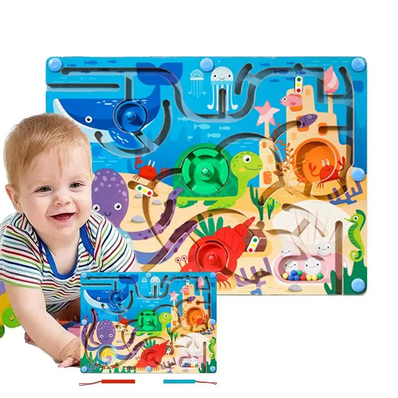 Magnetic Maze Puzzle Magnetic Puzzle Game Toy Good Texture Early Learning Educational Toy For Travel Outdoors And Home
Magnetic Maze Puzzle Magnetic Puzzle Game Toy Good Texture Early Learning Educational Toy For Travel Outdoors And Home