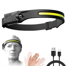 New LED Induction Headlamp COB Headlight Built-in 10W Lithium Battery Rechargeable Portable 5 Modes Warning Head Torch
New LED Induction Headlamp COB Headlight Built-in 10W Lithium Battery Rechargeable Portable 5 Modes Warning Head Torch