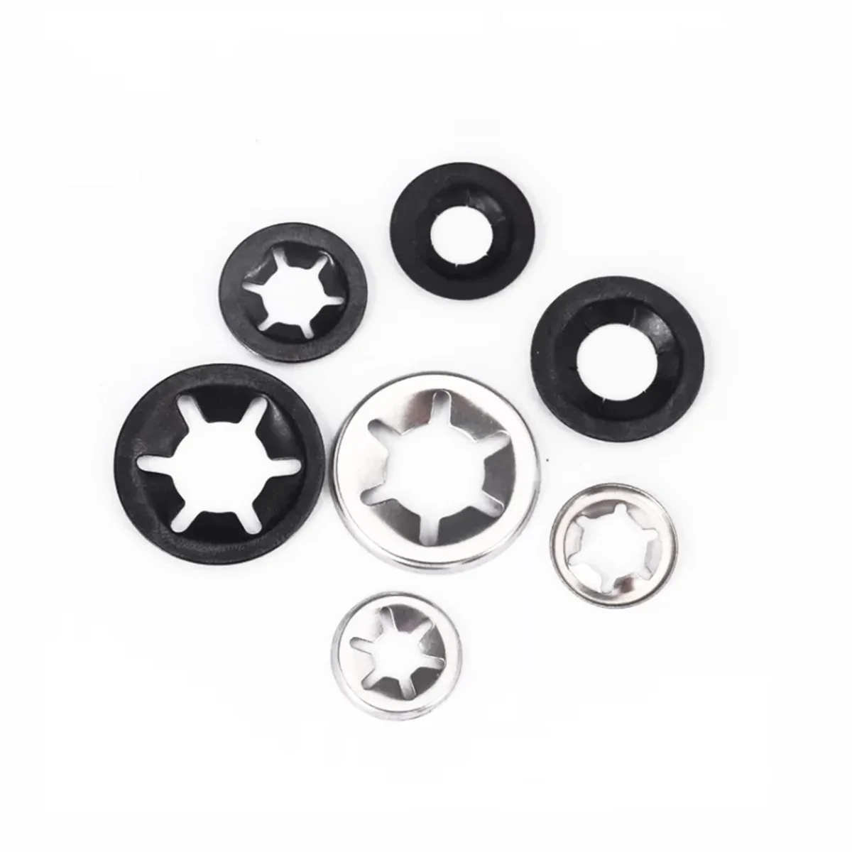 65 Manganese Steel Bearing Clip Retainer Ring/Plum Blossom Retainer Ring/304 SS Toothed Close Type Circlip Shaft Retainer Ring
65 Manganese Steel Bearing Clip Retainer Ring/Plum Blossom Retainer Ring/304 SS Toothed Close Type Circlip Shaft Retainer Ring