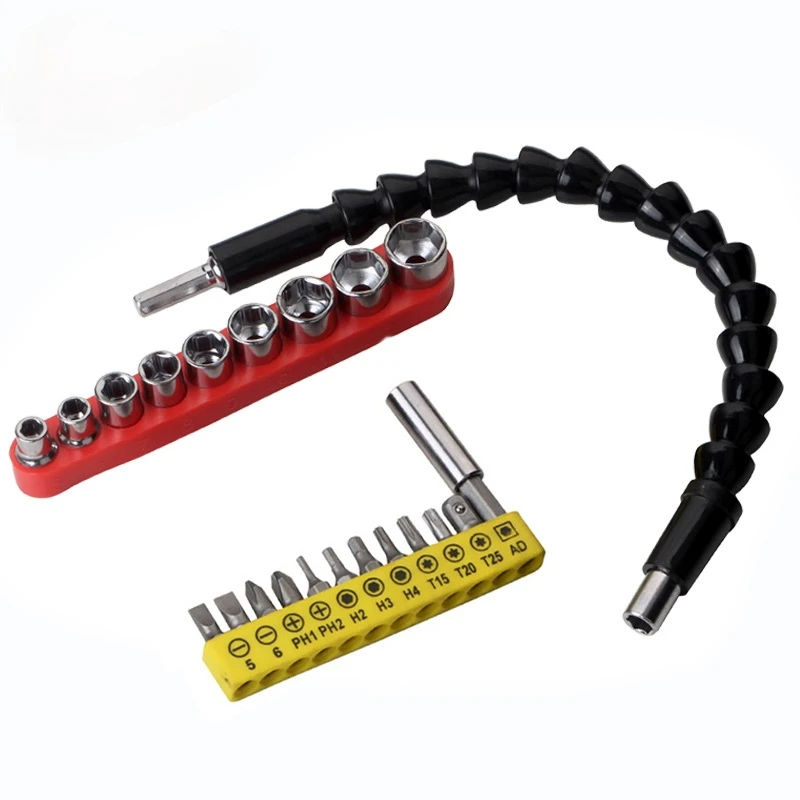 295mm Electronics Drill Connection Flexible Shaft Bits Extension Screwdriver Bit Holder Power Tool Accessories
295mm Electronics Drill Connection Flexible Shaft Bits Extension Screwdriver Bit Holder Power Tool Accessories