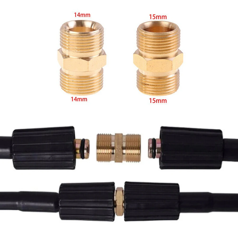 High Pressure Washer Hose Extension Connector Adapter Copper M22 14mm /15mm Male Thread Female Hose Coupler Adaptor
High Pressure Washer Hose Extension Connector Adapter Copper M22 14mm /15mm Male Thread Female Hose Coupler Adaptor