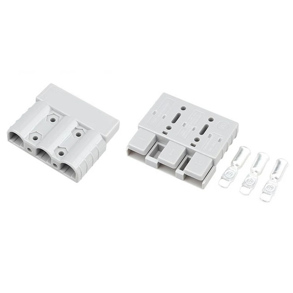 2pcs For Anderson Style 3 Pin 50A Plug DC-DC Charger Solar Power Connector Plug 50A 600V Wire Connectors Terminal Blocks
2pcs For Anderson Style 3 Pin 50A Plug DC-DC Charger Solar Power Connector Plug 50A 600V Wire Connectors Terminal Blocks