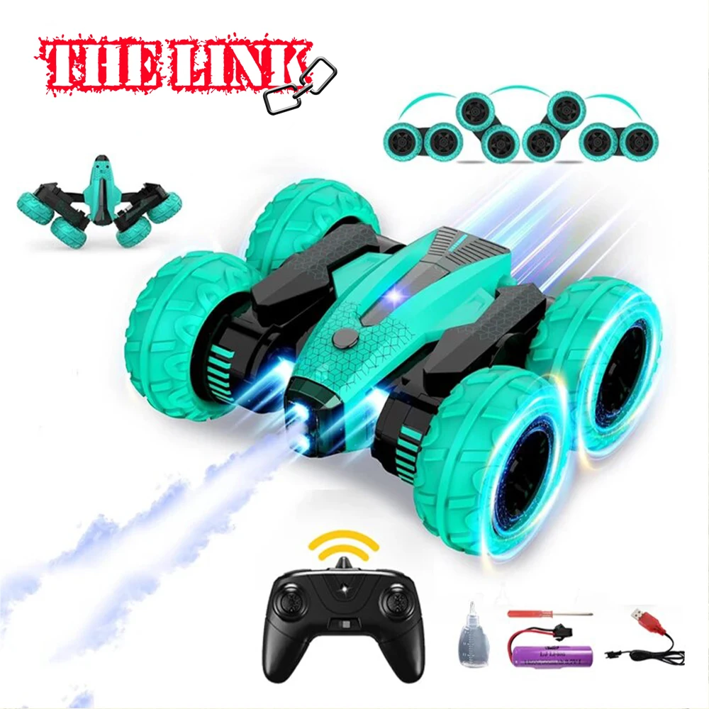 

Mini Stunt RC Car S-015 2.4GHz 4WD RC Electric Toy Remote Control 360° Degree Rotation Roll Drift Cars Kids Boys Gifts THE LINK