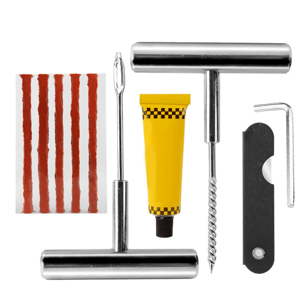 1 Set Tire Repair Kit DIY Flat Tire-Emergency Repair For Car Truck Motorcycle Home Plug Patch Metal Drill Car Tire Repair Tool
1 Set Tire Repair Kit DIY Flat Tire-Emergency Repair For Car Truck Motorcycle Home Plug Patch Metal Drill Car Tire Repair Tool
