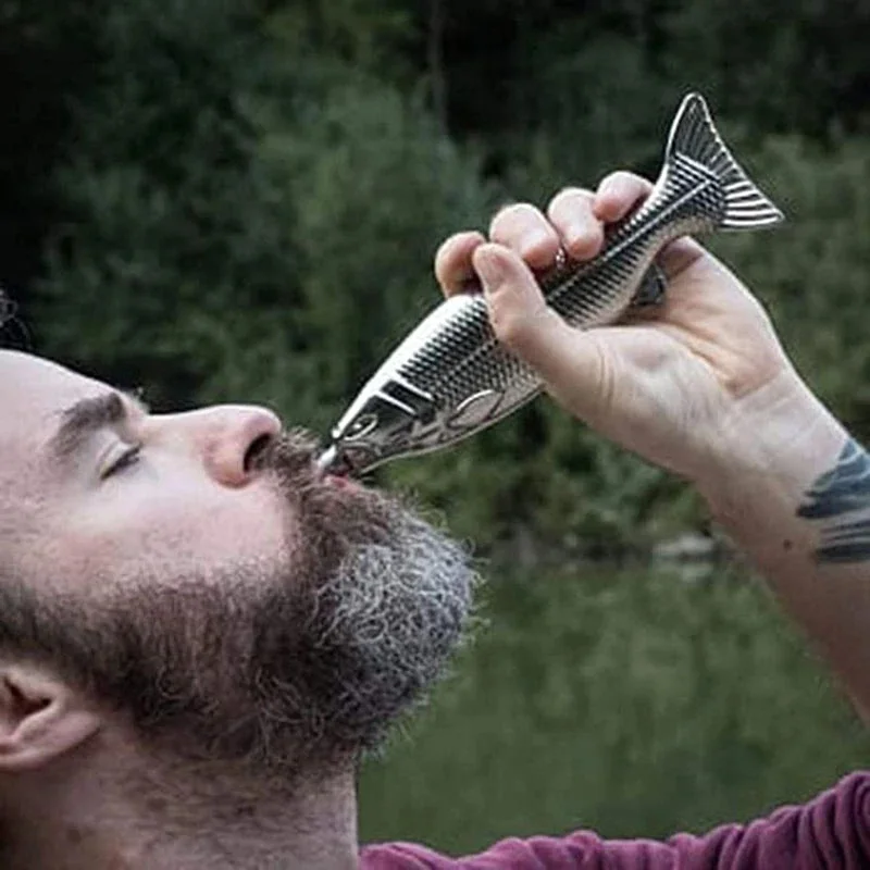 5oz Trout-Shaped Stainless Steel Hip Flask - Perfect for Outdoor Travel and Parties!
5oz Trout-Shaped Stainless Steel Hip Flask - Perfect for Outdoor Travel and Parties!