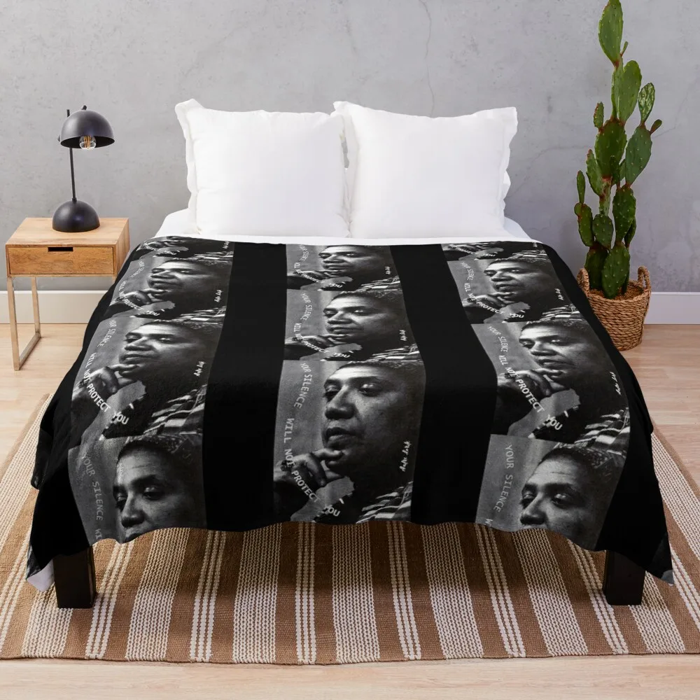Audre Lorde -Your Silence Will Not Protect You Throw Blanket Dorm Room Essentials Hairy Blankets
Audre Lorde -Your Silence Will Not Protect You Throw Blanket Dorm Room Essentials Hairy Blankets