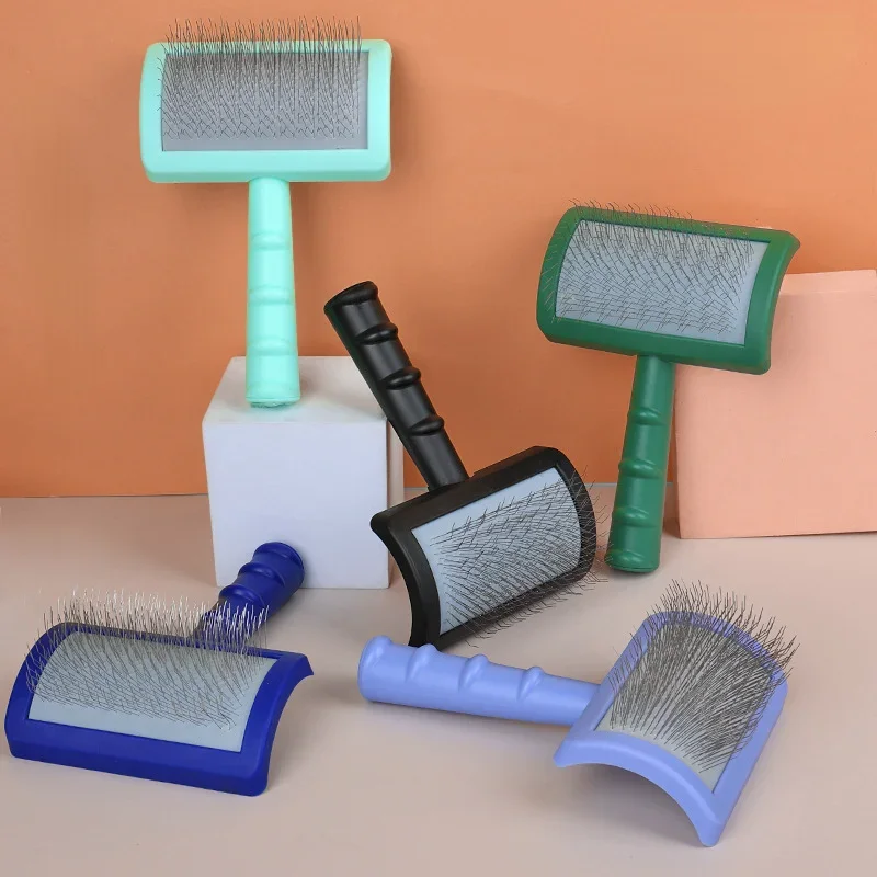 Щетка для собак из нержавеющей стали, расческа для массажа и ухода за домашними питомцами, инструменты для удаления шерсти, мягкая ручка, для кошек и кошек
Щетка для собак из нержавеющей стали, расческа для массажа и ухода за домашними питомцами, инструменты для удаления шерсти, мягкая ручка, для кошек и кошек