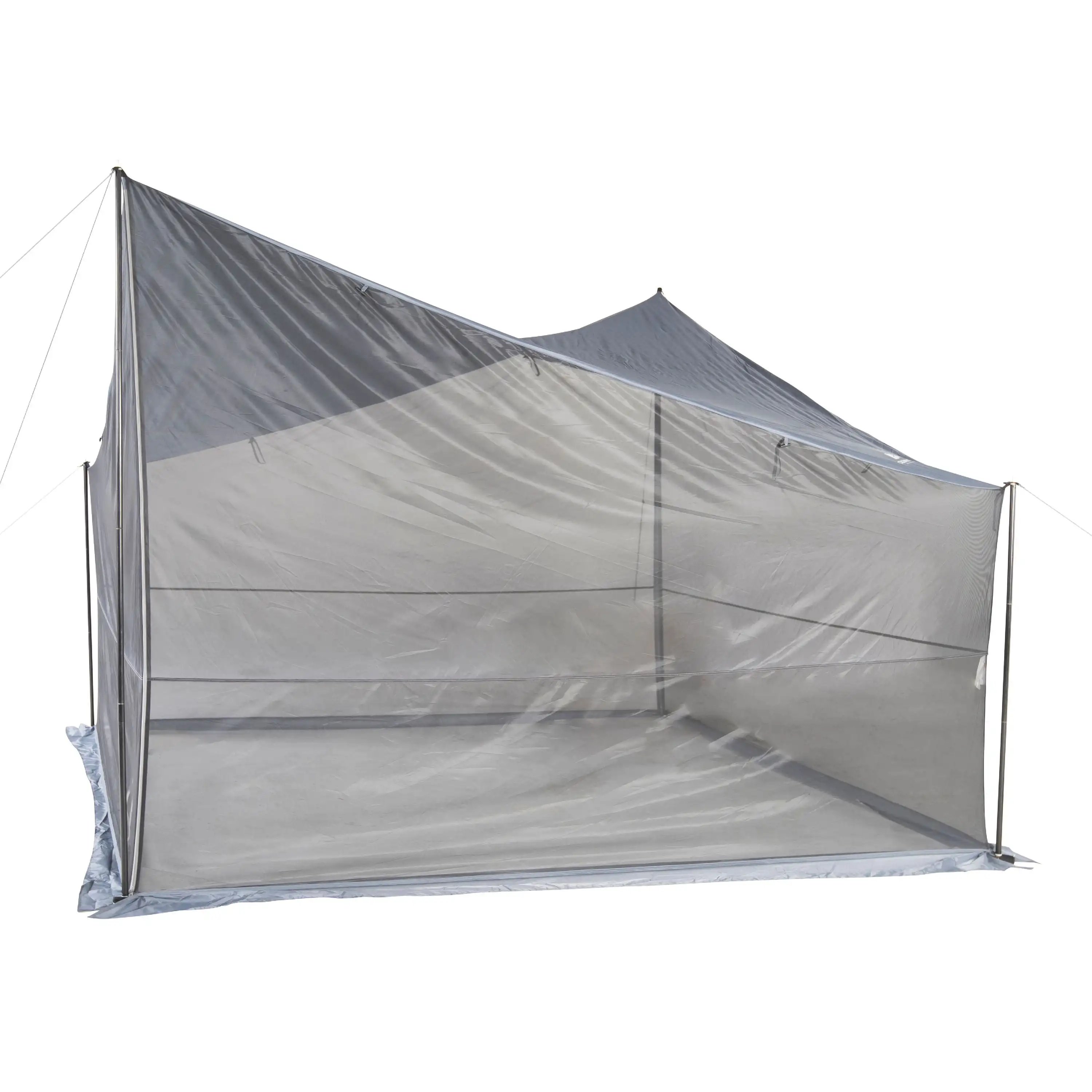 

Tarp Shelter, 9' X 9' with UV Protection and Roll-up Screen Walls Strong Stable Easy To Carry Large Size