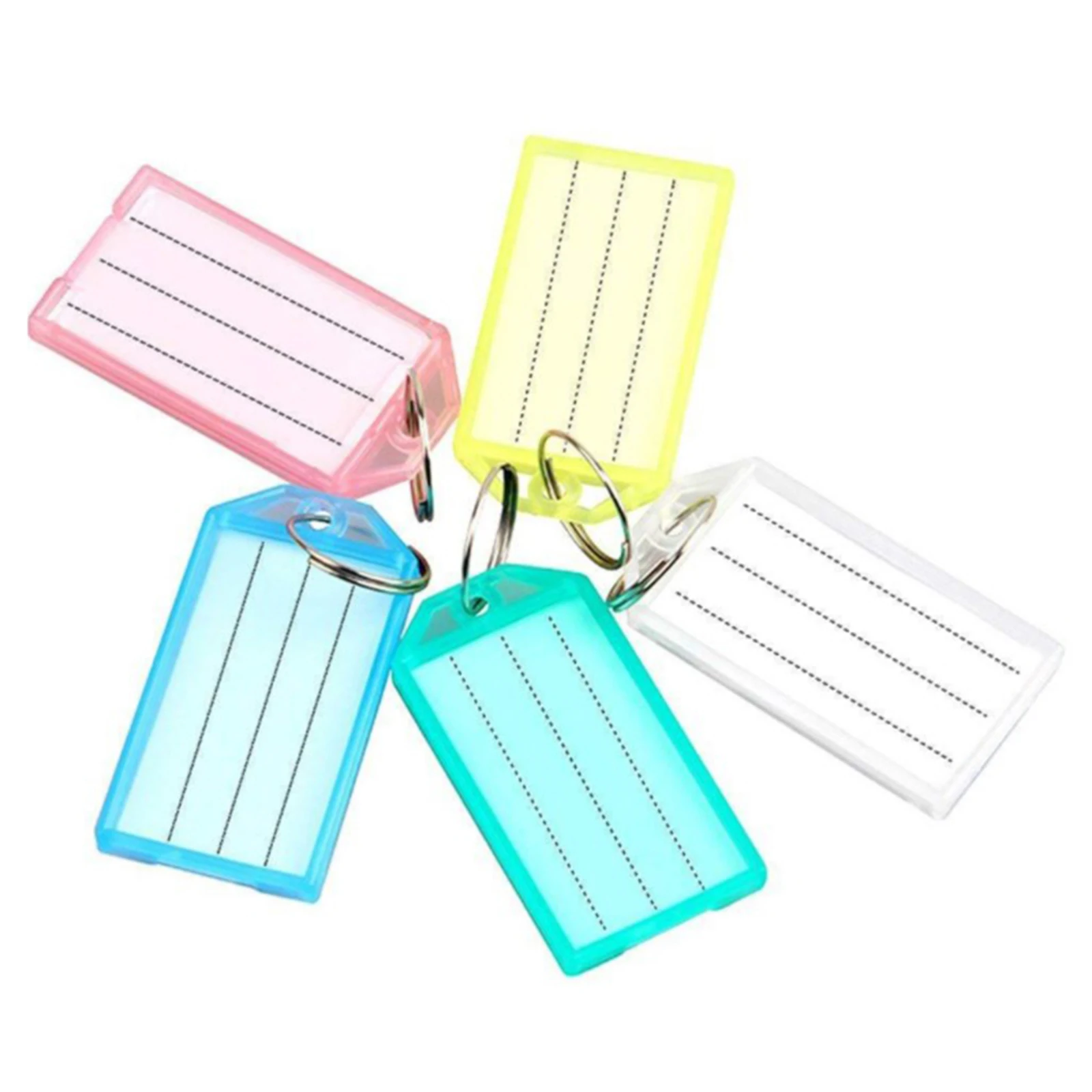 

10PC Luggage Tag Boarding Shipping Plastic Baggage Tags Women Men Suitcase ID Address Name Holder Bag Label Travel random