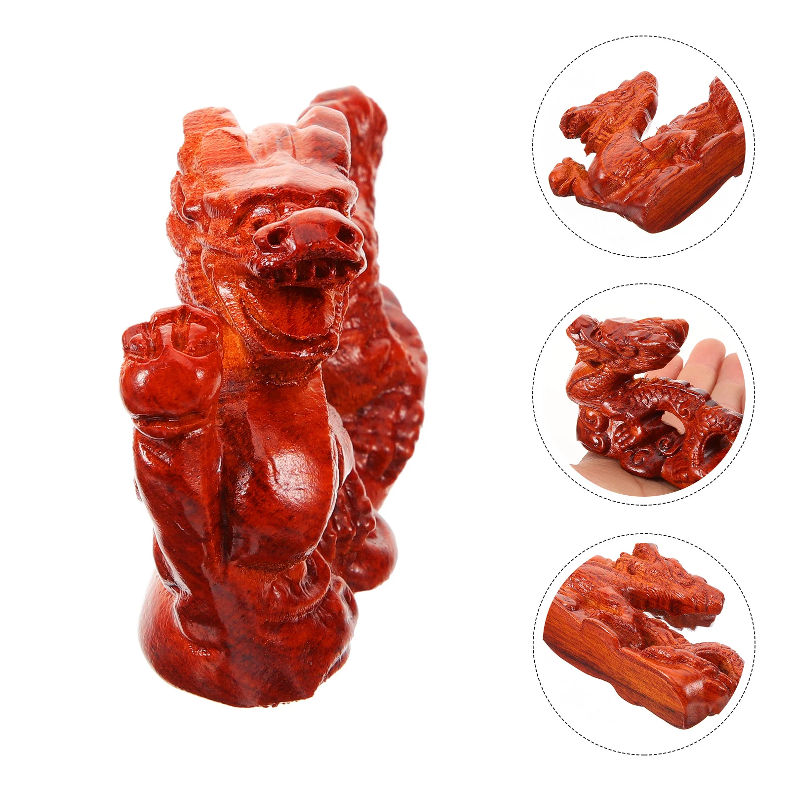 Chinese Dragon Statue Zodiac Dragon Wooden Craft Dragon Sculpture Table Shelf Decor 
Chinese Dragon Statue Zodiac Dragon Wooden Craft Dragon Sculpture Table Shelf Decor