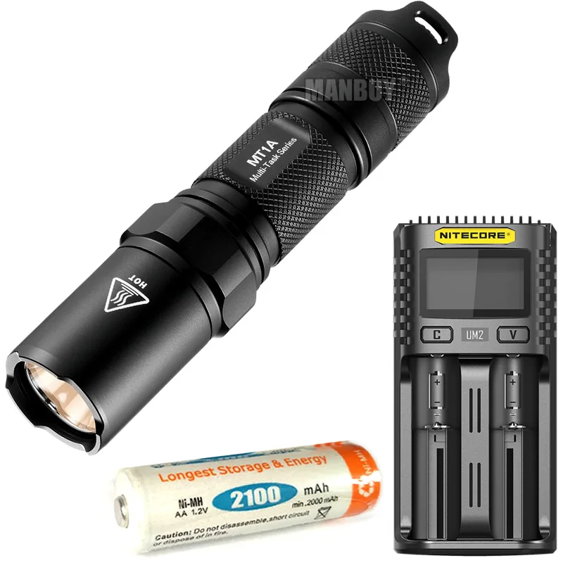 Внешний фонарик NITECORE MT1A с зарядным устройством UM2 и аккумулятором на 2100 мА · ч
Внешний фонарик NITECORE MT1A с зарядным устройством UM2 и аккумулятором на 2100 мА · ч