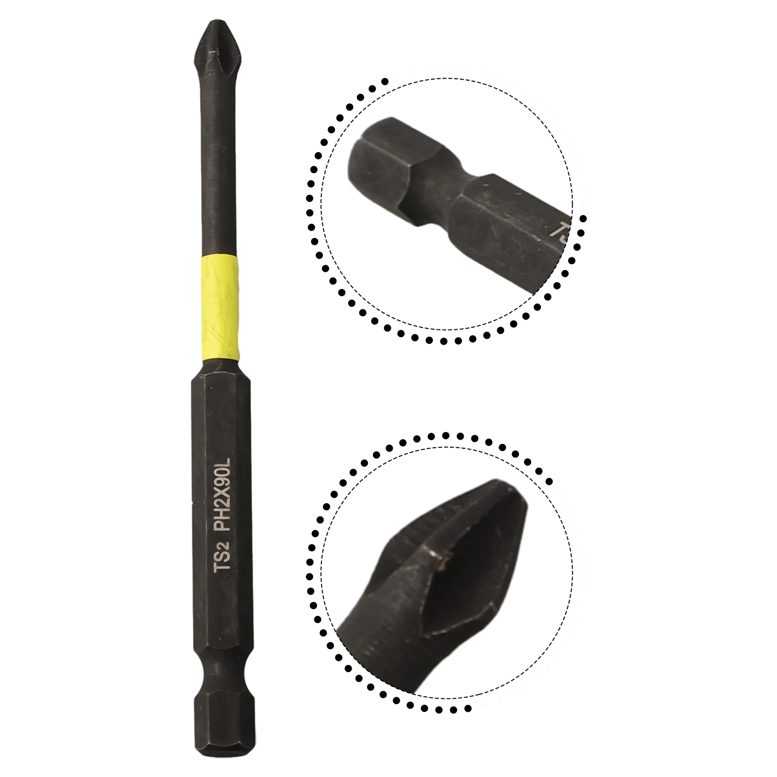 1pcs 25-150mm Magnetic Non-Slip Batch Head PH2 Cross Screwdriver Hex Shank Yellow Magnetic Special Cross Screwdriver Bit
1pcs 25-150mm Magnetic Non-Slip Batch Head PH2 Cross Screwdriver Hex Shank Yellow Magnetic Special Cross Screwdriver Bit