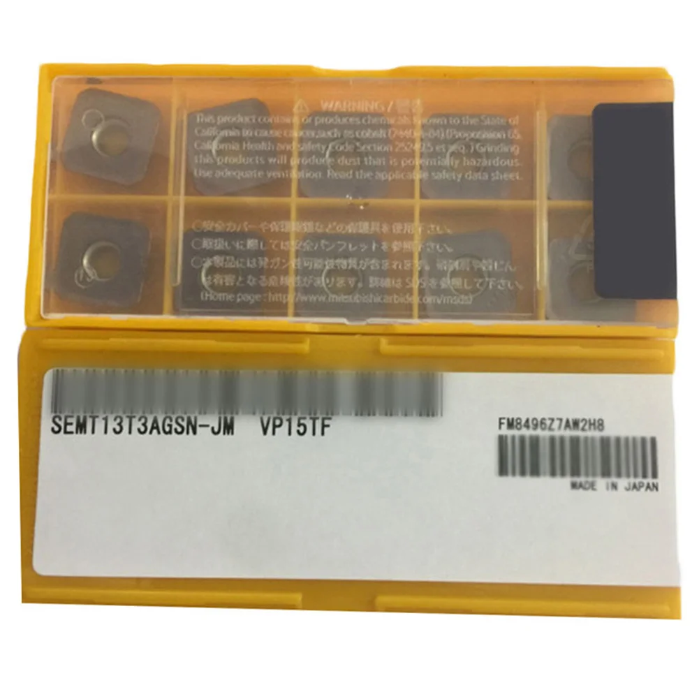 Convenient and Easy to Replace Carbide Milling Cutter SEMT13T3AGSNJM VP15TF Ideal for Dirty Environments 30pcs
Convenient and Easy to Replace Carbide Milling Cutter SEMT13T3AGSNJM VP15TF Ideal for Dirty Environments 30pcs