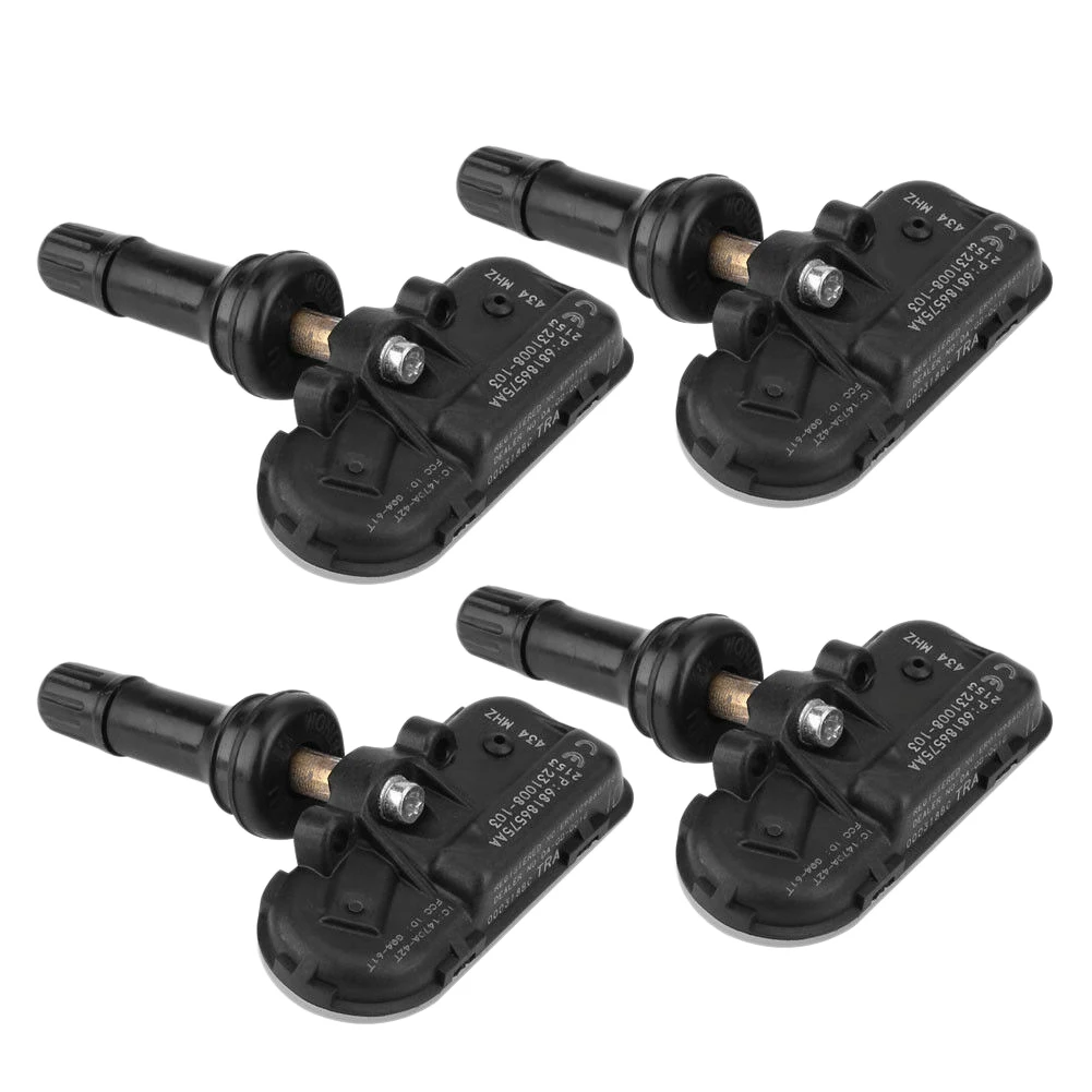 

4Pcs Tpms Car Tire Pressure Monitoring Sensor For Jeep Dodge Ram 1500 2500 2014-2018 68157568Aa